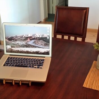 Intra απο ξύλο plywood 3mm-4mm πάχος - Ξύλινη βάση φορητού υπολογιστή Δίασταση 30x30 cm Intraeaxys-voq286do - Image 3