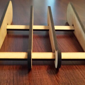 Intra απο ξύλο plywood 3mm-4mm πάχος - Ξύλινη βάση φορητού υπολογιστή Δίασταση 30x30 cm Intraeaxys-voq286do - Image 4