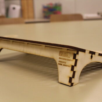 Intra απο ξύλο plywood 3mm-4mm πάχος - Ανοίξτε τη βάση φορητού υπολογιστή για φορητούς υπολογιστές 13 ιντσών 15 ιντσών Δίασταση 30x30 cm Intraeaxys-eo20ej67 - Image 5