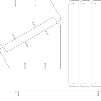 Intra απο ξύλο plywood 3mm-4mm πάχος - Βάση Laptop Cardboard Macbook Air Stand Δίασταση 30x30 cm Intraeaxys-6o3ypjr7 - Image 4