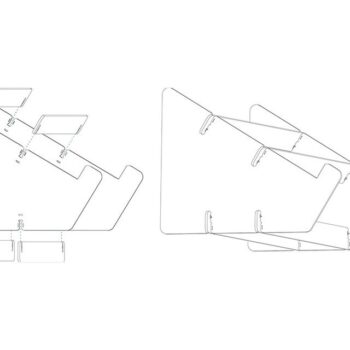 Intra απο ξύλο plywood 3mm-4mm πάχος - Βάση φορητού υπολογιστή με συμπλέκουσες αρθρώσεις Δίασταση 30x30 cm Intraeaxys-lopq0dk7 - Image 4