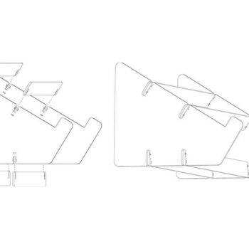 Intra απο ξύλο plywood 3mm-4mm πάχος - Φορητή βάση φορητού υπολογιστή Δίασταση 30x30 cm Intraeaxys-zo9ypge7 - Image 3