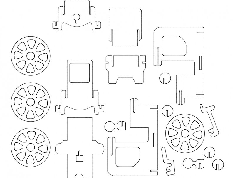 Intra απο ξύλο plywood 3mm-4mm πάχος - Wecker Δίασταση 30x30 cm Intraeaxys-m1dn3lok