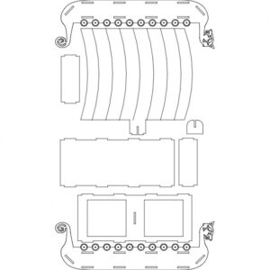 Intra απο ξύλο plywood 3mm-4mm πάχος - Το σκάφος Viking ολοκληρώθηκε Δίασταση 30x30 cm Intraeaxys-e1gq0xol