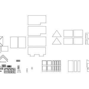 Intra απο ξύλο plywood 3mm-4mm πάχος - Κουκλόσπιτο Δίασταση 30x30 cm Intraeaxys-p7yep21q