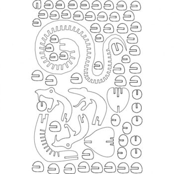 Intra απο ξύλο plywood 3mm-4mm πάχος - Κόμπρα Δίασταση 30x30 cm Intraeaxys-r7vy957d - Image 1