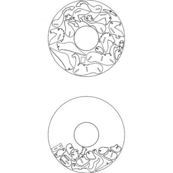 Intra απο ξύλο plywood 3mm-4mm πάχος - Φωλιασμένος Πήγασος Δίασταση 30x30 cm Intraeaxys-r1zpnn7l - Image 1