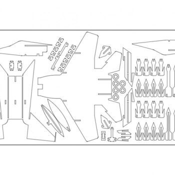 Intra απο ξύλο plywood 3mm-4mm πάχος - f15 Πρωτότυπο Δίασταση 30x30 cm Intraeaxys-075le01z - Image 1