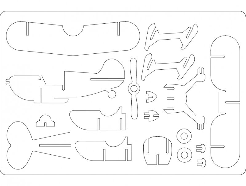 Intra απο ξύλο plywood 3mm-4mm πάχος - Διπλάνο Πιτς Δίασταση 30x30 cm Intraeaxys-6o3ld3on