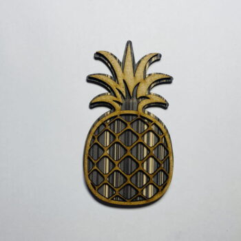 Intra απο ξύλο plywood 3mm-4mm πάχος - Πολυεπίπεδη διακόσμηση από ξύλο ανανά Δίασταση 30x30 cm Intraeaxys-r7vmlj67 - Image 1