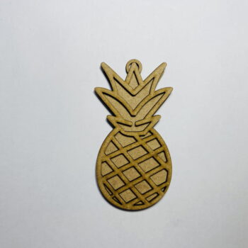 Intra απο ξύλο plywood 3mm-4mm πάχος - Σχήμα με στρώσεις ανανά για Κρεμάστρα πόρτας χειροτεχνίας Δίασταση 30x30 cm Intraeaxys-voq20ydo - Image 1