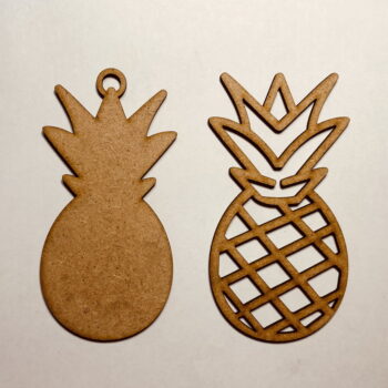 Intra απο ξύλο plywood 3mm-4mm πάχος - Σχήμα με στρώσεις ανανά για Κρεμάστρα πόρτας χειροτεχνίας Δίασταση 30x30 cm Intraeaxys-voq20ydo - Image 5