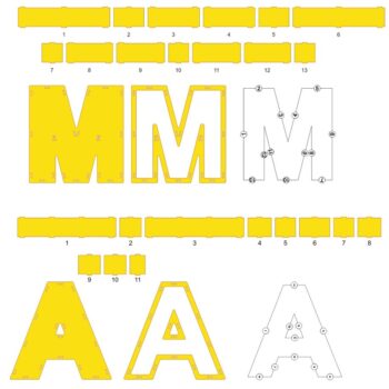 Intra απο ξύλο plywood 3mm-4mm πάχος - Δώρο για τη γιορτή της μητέρας Word Mama Letters Κόντρα πλακέ 3mm Ύψος 310mm Δίασταση 30x30 cm Intraeaxys-eo0qzkw1 - Image 1