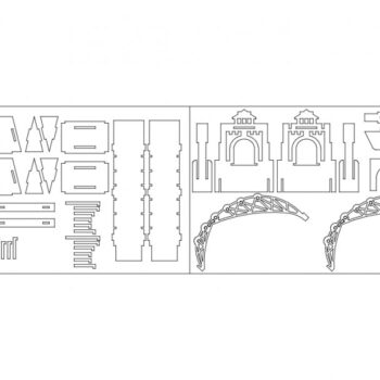 Intra απο ξύλο plywood 3mm-4mm πάχος - Tower Bridge teil2 Δίασταση 40x50 cm Intraeaxys-eox6kqoz - Image 1