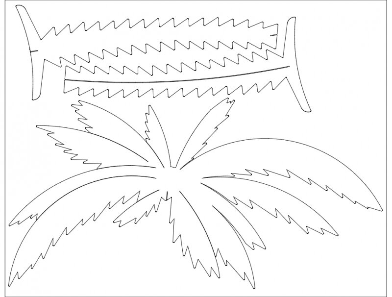 Intra απο ξύλο plywood 3mm-4mm πάχος - Φοίνικας 1 Δίασταση 30x30 cm Intraeaxys-r7vyll7d