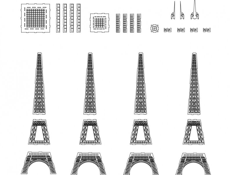 Intra απο ξύλο plywood 3mm-4mm πάχος - Eyfel Δίασταση 30x30 cm Intraeaxys-p7yez61q