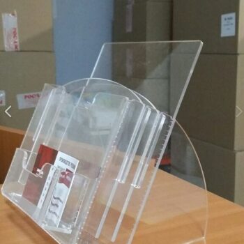 Intra απο ξύλο plywood 3mm-4mm πάχος - Θήκη μπροσούρας γραφείου Δίασταση 30x30 cm Intraeaxys-eo4qz3w7 - Image 1