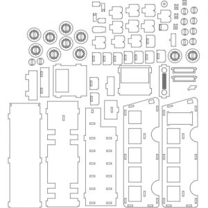 Intra απο ξύλο plywood 3mm-4mm πάχος - Λεωφορείο Δίασταση 30x30 cm Intraeaxys-075lvk1z