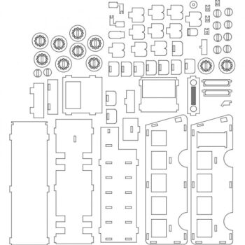 Intra απο ξύλο plywood 3mm-4mm πάχος - Λεωφορείο Δίασταση 30x30 cm Intraeaxys-075lvk1z - Image 1