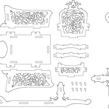 Intra απο ξύλο plywood 3mm-4mm πάχος - Sanie Mikolaja Δίασταση 30x30 cm Intraeaxys-r1zd3n7l - Image 1