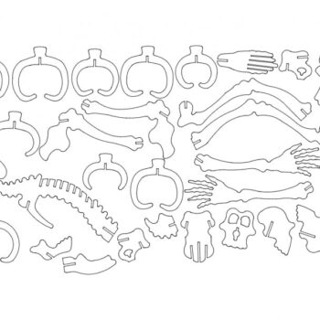 Intra απο ξύλο plywood 3mm-4mm πάχος - Affe 1 3mm (μαϊμού) Δίασταση 30x30 cm Intraeaxys-yond821r - Image 1