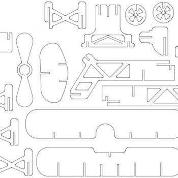 Intra απο ξύλο plywood 3mm-4mm πάχος - Σαμόλοτ Δίασταση 30x30 cm Intraeaxys-eo2mg618 - Image 1