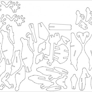 Intra απο ξύλο plywood 3mm-4mm πάχος - zaba-3mm Δίασταση 30x30 cm Intraeaxys-eoxdex7z - Image 1