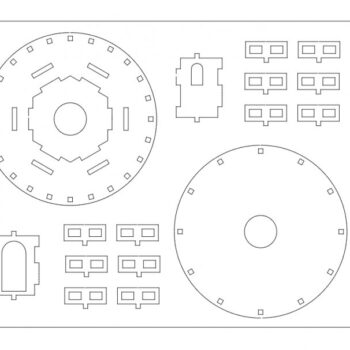 Intra απο ξύλο plywood 3mm-4mm πάχος - Ανεμόμυλος Μέρος 3 Δίασταση 30x30 cm Intraeaxys-e1glvd7l - Image 1