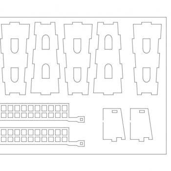 Intra απο ξύλο plywood 3mm-4mm πάχος - Ανεμόμυλος Μέρος 1 Δίασταση 30x30 cm Intraeaxys-67wdg2o2 - Image 1