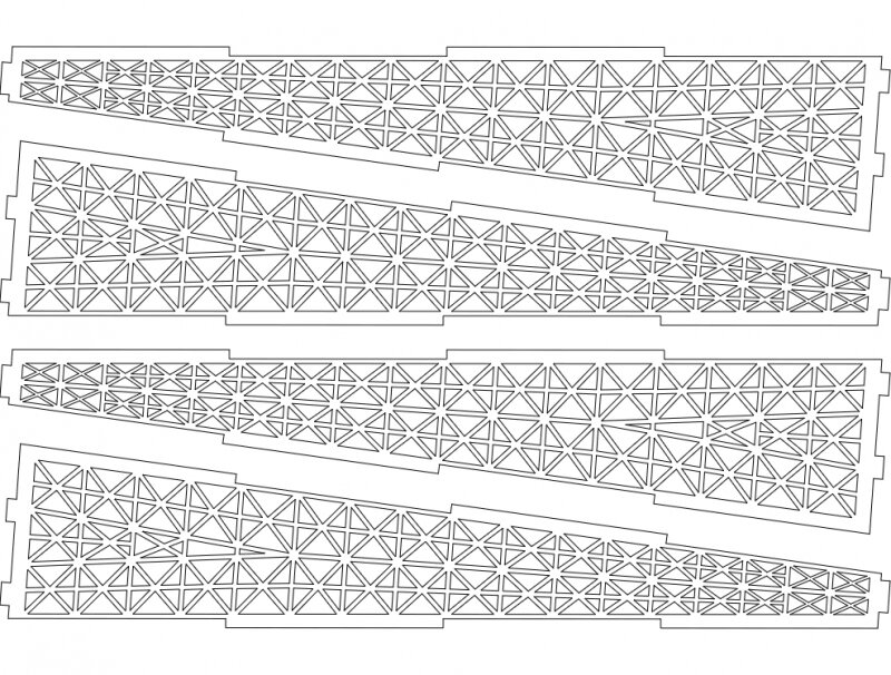 Intra απο ξύλο plywood 3mm-4mm πάχος - Effil Tower μέρος 3 Δίασταση 30x30 cm Intraeaxys-91jlmg7m