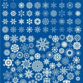 Intra απο ξύλο plywood 3mm-4mm πάχος - Διανύσματα αστεριών και νιφάδων χιονιού Δίασταση 30x30 cm Intraeaxys-eo4qqwy7 - Image 1