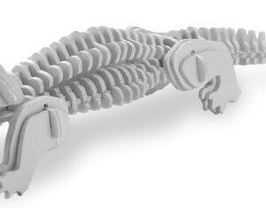 Intra απο ξύλο plywood 3mm-4mm πάχος - Τρισδιάστατο μοντέλο αλιγάτορα Δίασταση 30x30 cm Intraeaxys-voq3r572