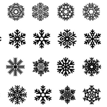 Intra απο ξύλο plywood 3mm-4mm πάχος - Νιφάδες χιονιού Δίασταση 30x30 cm Intraeaxys-078xeq15 - Image 1