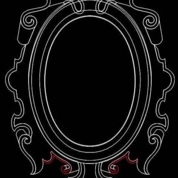 Intra απο ξύλο plywood 3mm-4mm πάχος - Κορνίζα καθρέφτη 0556 Δίασταση 30x30 cm Intraeaxys-r1zpgp7l - Image 1