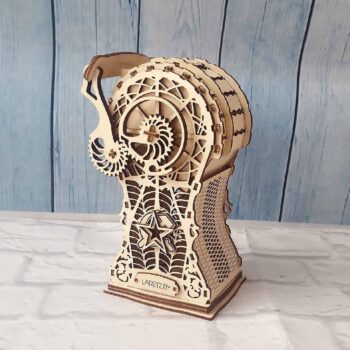 Intra απο ξύλο plywood 3mm-4mm πάχος - Ξύλινος Διακοσμητικός Κουμπαράς 3mm Δίασταση 30x30 cm Intraeaxys-lopqj067 - Image 1