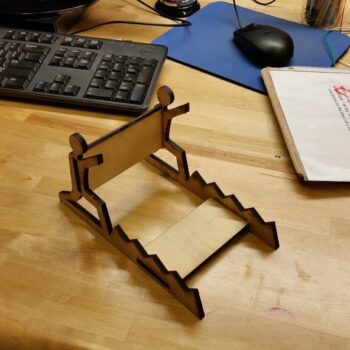 Intra απο ξύλο plywood 3mm-4mm πάχος - Βάση iPad Δίασταση 30x30 cm Intraeaxys-075ylmmo - Image 3