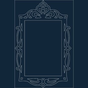 Intra απο ξύλο plywood 3mm-4mm πάχος - Πλαίσιο καθρέφτη ayna Δίασταση 30x30 cm Intraeaxys-0eo4m9oj - Image 1