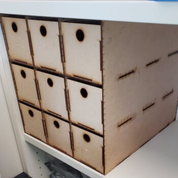 Intra απο ξύλο plywood 3mm-4mm πάχος - 9 Organizer αποθήκευσης συρταριών Δίασταση 30x30 cm Intraeaxys-eo0qr201 - Image 5