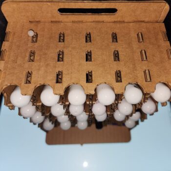 Intra απο ξύλο plywood 3mm-4mm πάχος - Σχάρα αποθήκευσης μελάνης αλκοόλης Δίασταση 30x30 cm Intraeaxys-pok3ekj7 - Image 5