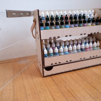 Intra απο ξύλο plywood 3mm-4mm πάχος - Ράφι αποθήκευσης χρωμάτων Caddy Δίασταση 30x30 cm Intraeaxys-voq2q86o - Image 3