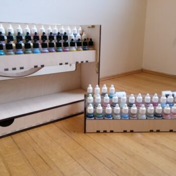 Intra απο ξύλο plywood 3mm-4mm πάχος - Ράφι αποθήκευσης χρωμάτων Caddy Δίασταση 30x30 cm Intraeaxys-voq2q86o - Image 5