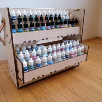 Intra απο ξύλο plywood 3mm-4mm πάχος - Ράφι αποθήκευσης χρωμάτων Caddy Δίασταση 30x30 cm Intraeaxys-voq2q86o - Image 6