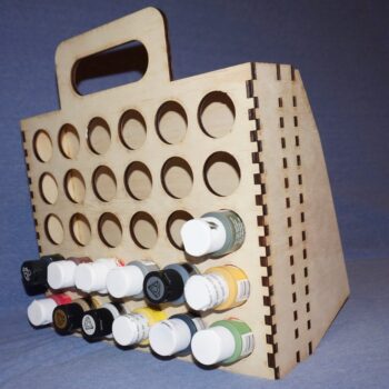 Intra απο ξύλο plywood 3mm-4mm πάχος - Ράφι βαφής με λαβή Δίασταση 30x30 cm Intraeaxys-lopqzjz7 - Image 1