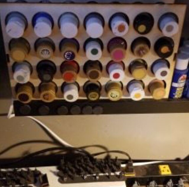 Intra απο ξύλο plywood 3mm-4mm πάχος - Βάση αποθήκευσης χρωμάτων Craft Δίασταση 30x30 cm Intraeaxys-lopqz6z7