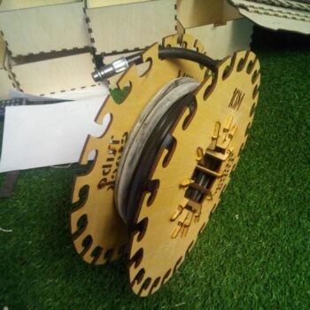 Intra απο ξύλο plywood 3mm-4mm πάχος - Καρούλι λάστιχου αέρα Δίασταση 30x30 cm Intraeaxys-qommx88o - Image 3