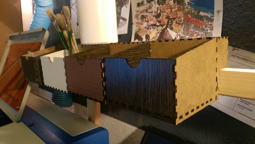 Intra απο ξύλο plywood 3mm-4mm πάχος - Κρεμαστοί Αποθηκευτικοί Κάδοι 3mm Δίασταση 30x30 cm Intraeaxys-51rrlmv1