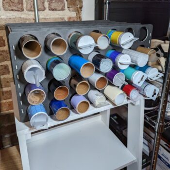 Intra απο ξύλο plywood 3mm-4mm πάχος - Σχάρα αποθήκευσης ρολού βινυλίου Δίασταση 30x30 cm Intraeaxys-p7ym6rr7 - Image 1