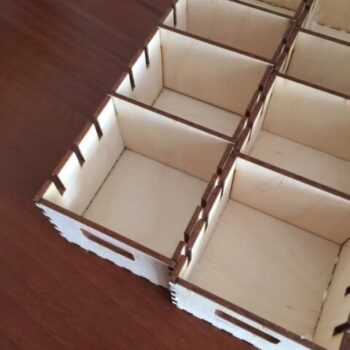 Intra απο ξύλο plywood 3mm-4mm πάχος - Αρχείο PDF Wood Storage Box Δίασταση 30x30 cm Intraeaxys-eo206xq7 - Image 3