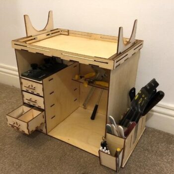 Intra απο ξύλο plywood 3mm-4mm πάχος - Tool Storage Rack Tools Organizer Δίασταση 30x30 cm Intraeaxys-voq29djo - Image 1