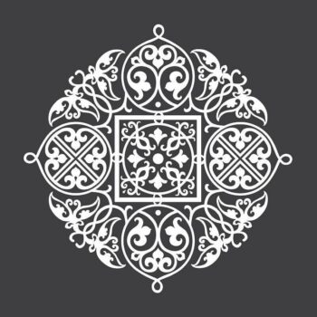 Intra απο ξύλο plywood 3mm-4mm πάχος - Διακοσμητικό σχέδιο κύκλου CNC Δίασταση 30x30 cm Intraeaxys-pok3q397 - Image 1